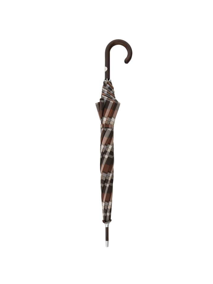doppler Manufaktur Zürs Rustika Stockschirm 91 cm in karo günstig kaufen onesize