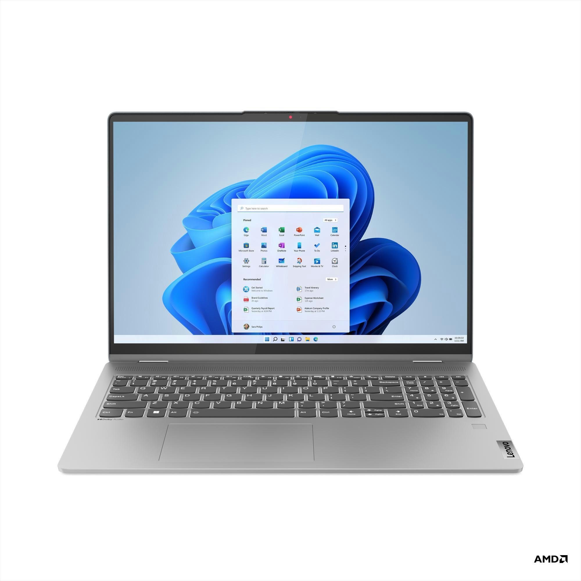 Lenovo IdeaPad Flex 5 (16IRU8) Notebook (40,64 cm/16 Zoll, Intel Core i5 1335U, Intel Iris Xe Graphics)