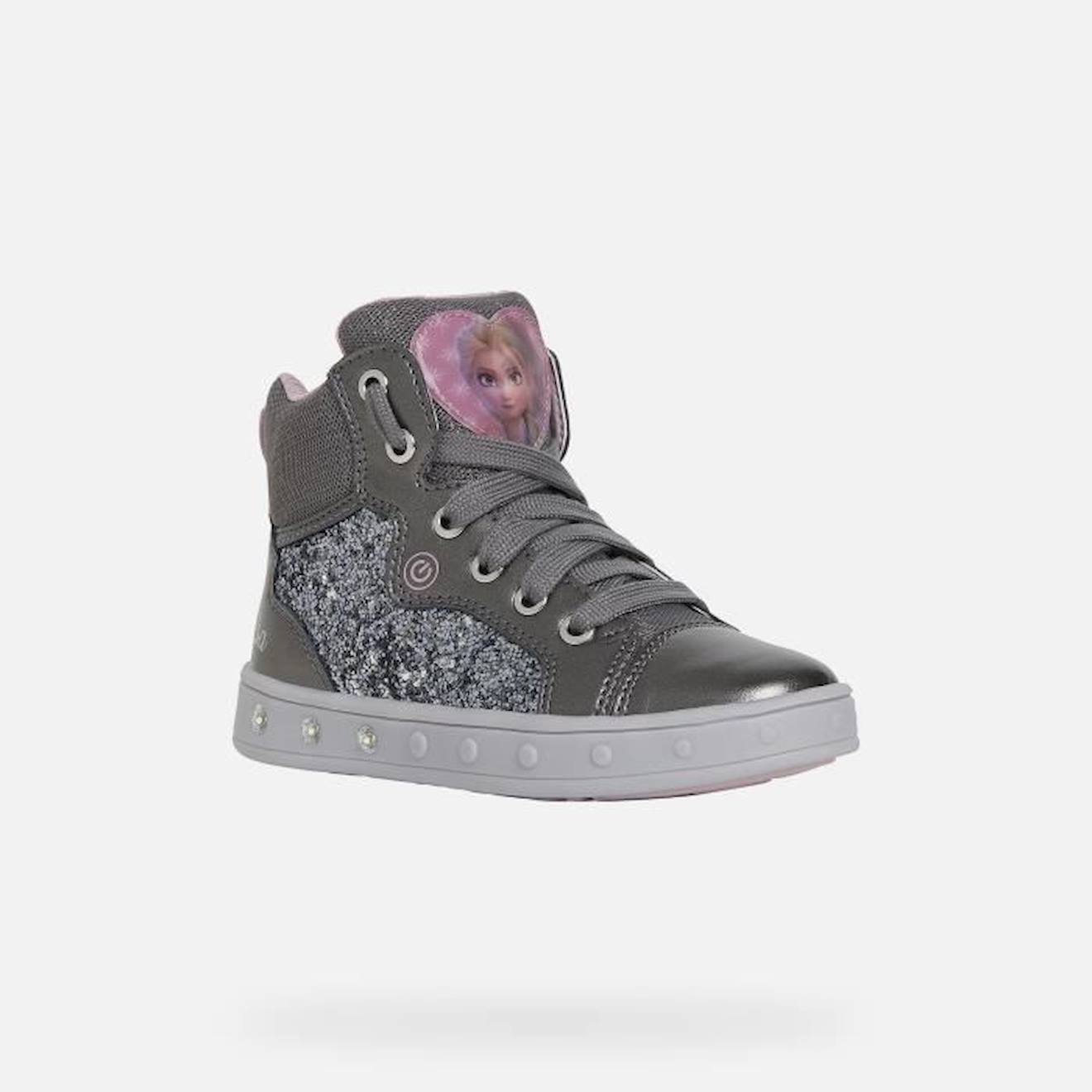 Geox Tennis Baskets basses J SKYLIN Fille gris