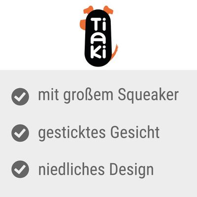 TIAKI Hundespielzeug Jack Squeaker