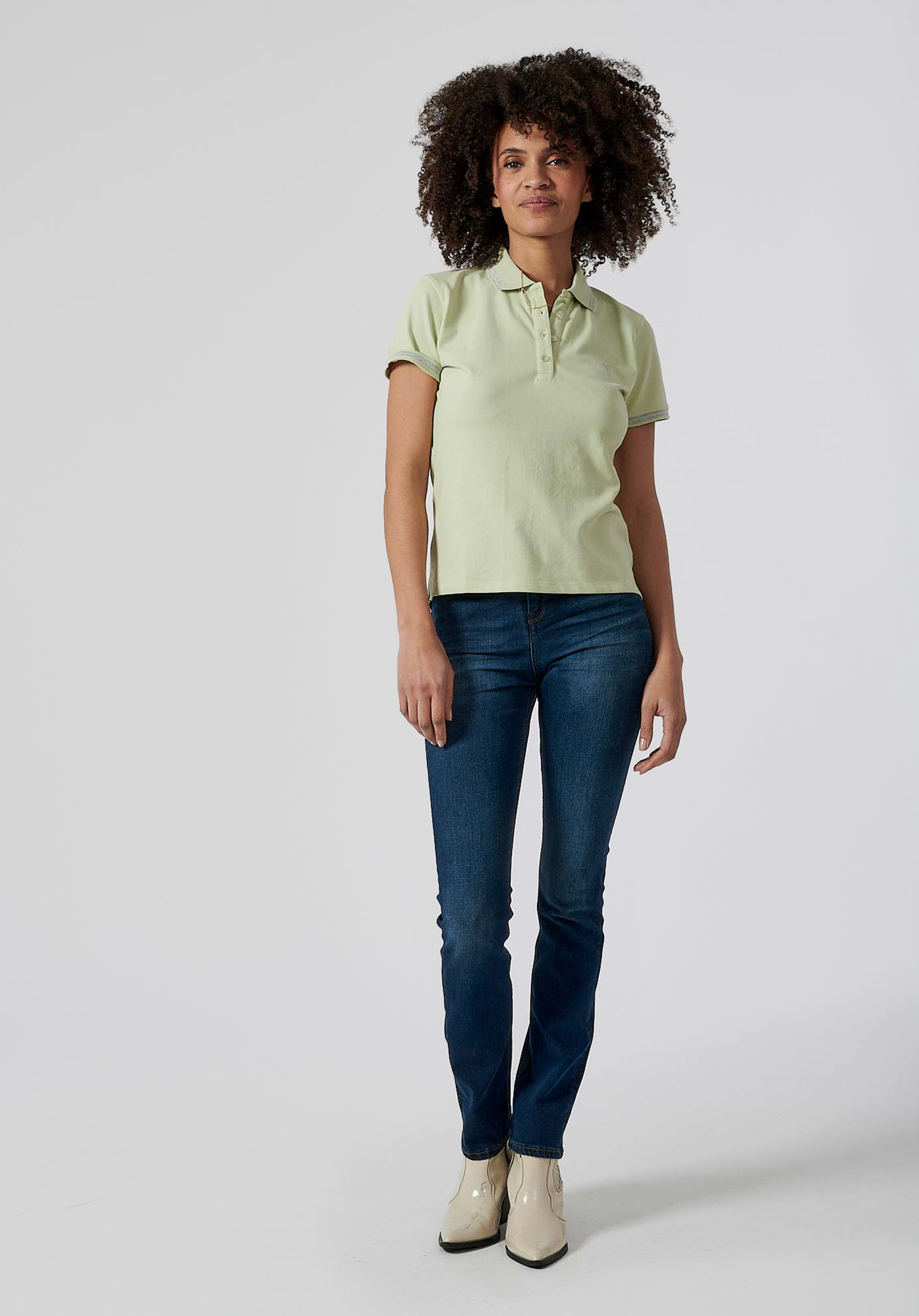 JULE   Polo vert Femme
