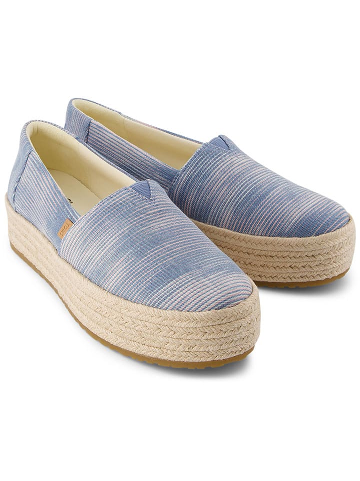 TOMS Espadrilles in Hellblau günstig kaufen