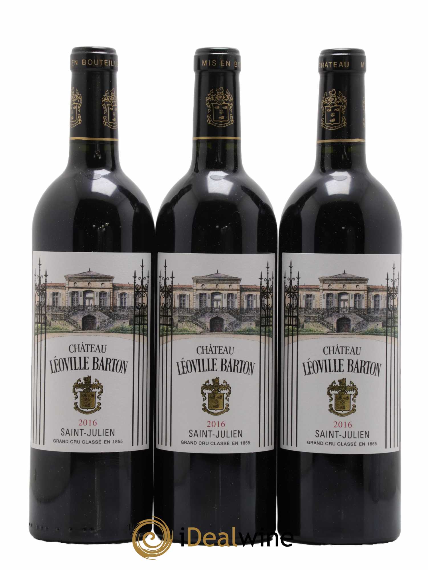 Château Léoville Barton 2ème Grand Cru Classé  2016 - Lot de 12 Bouteilles