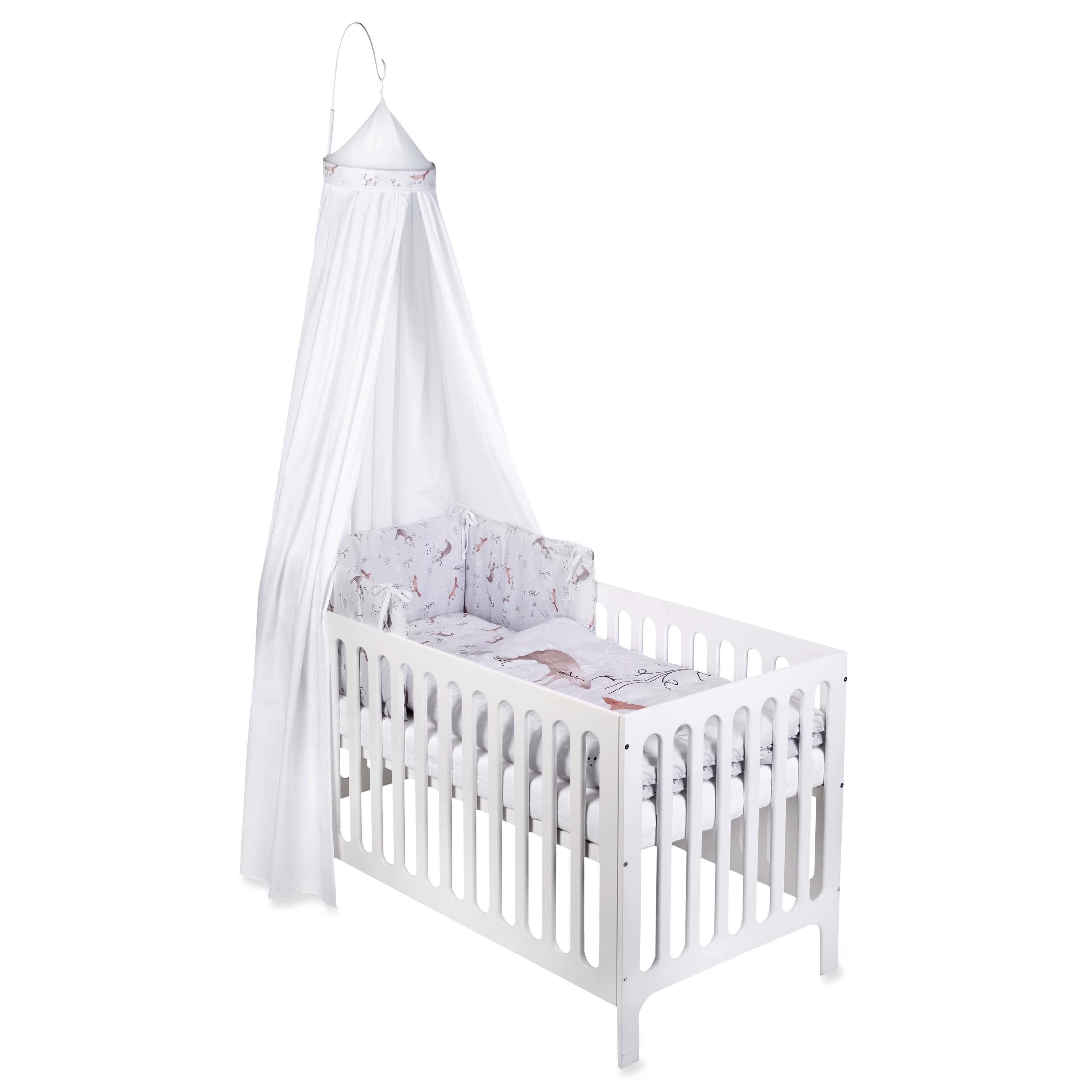 Bett-Set, Bettset Woodlife (LxBxH) 32 x 25,5 x 37, Julius Zöllner, Bettset 3 teilig Bettbezug Kopfkissenbezug Nestchen