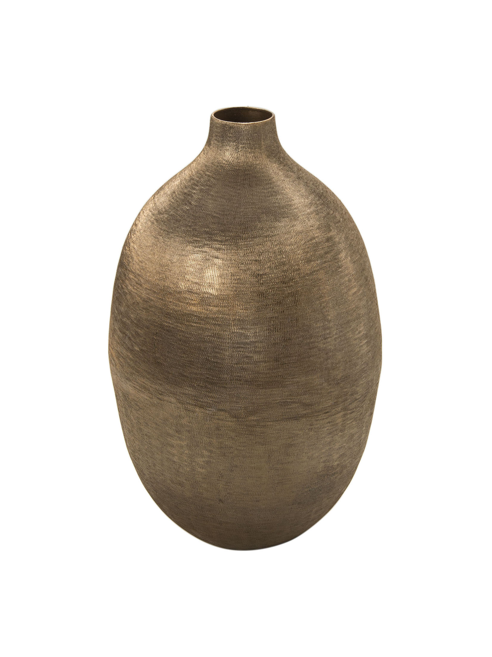 Gold Mink Finish Deko-Vase, Gold