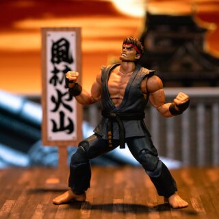 Ultra Street Fighter II: The Final Challengers Actionfigur - Evil Ryu SDCC 2023 Exclusive