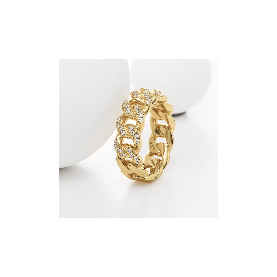 JETTE Damenring GLITTER CHAIN