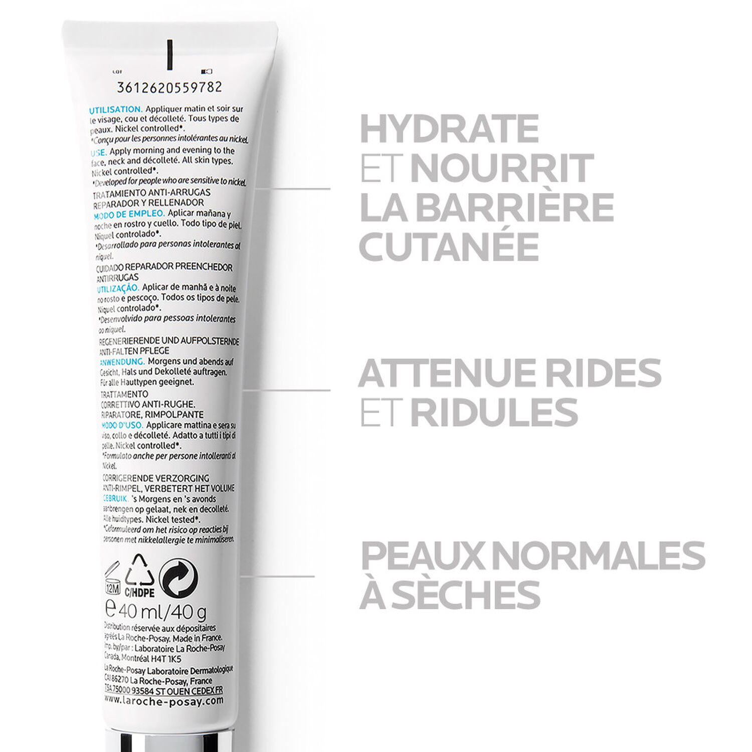 la roche-posay Hyalu B5 Soin Anti-Rides Réparateur Repulpant 40 ml