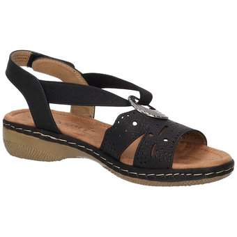 Puccetti Sandale in schwarz