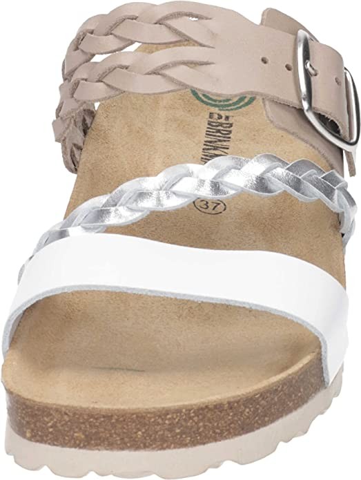 DR. BRINKMANN Komfort Sandalen weiss Pantolette