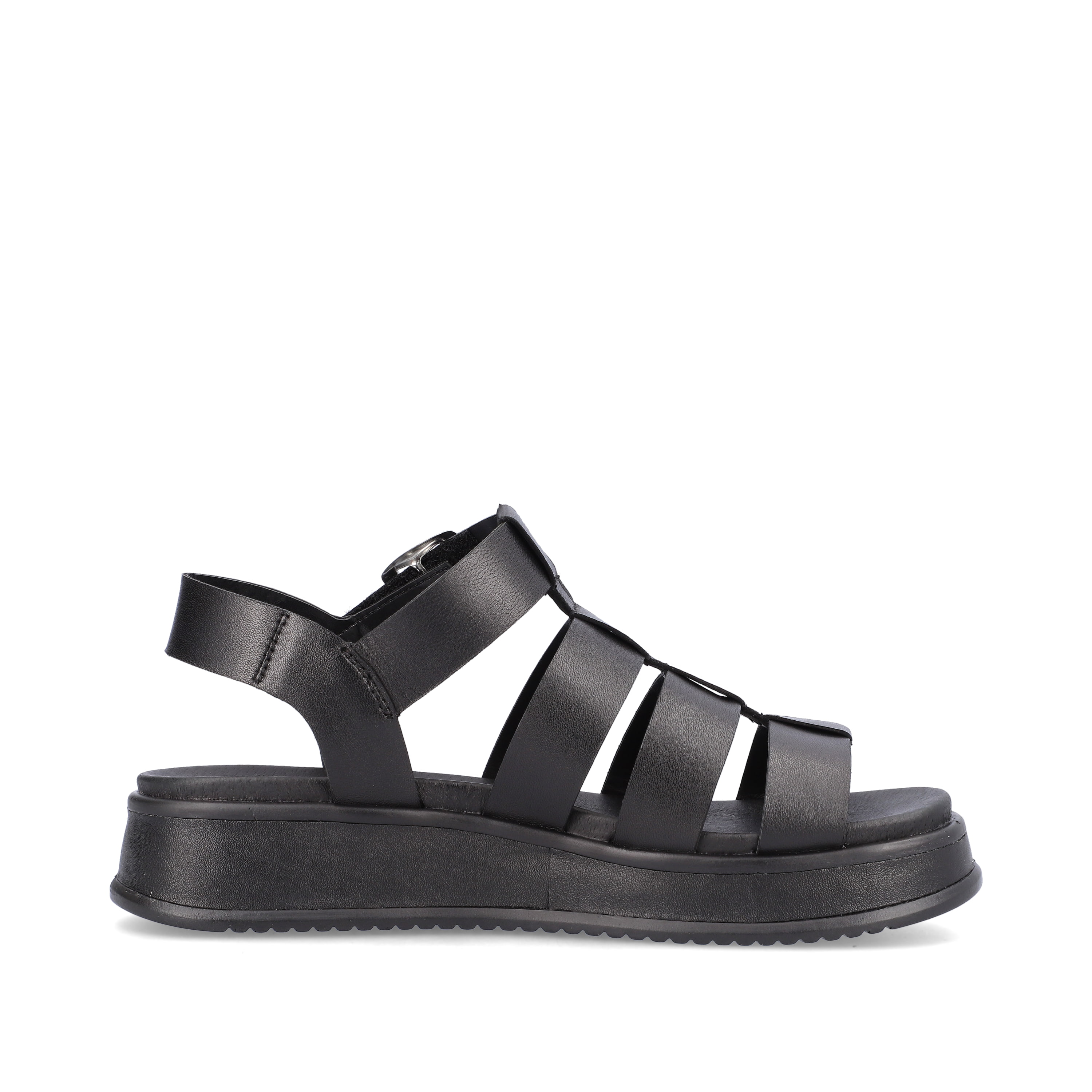 Rieker Damen Riemchensandalen night black