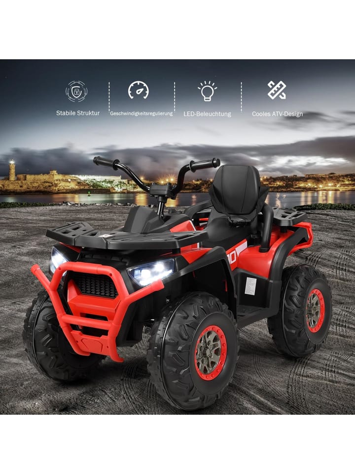 COSTWAY 12V Elektro Kinderquad ab 3 Jahren in Rot günstig kaufen onesize