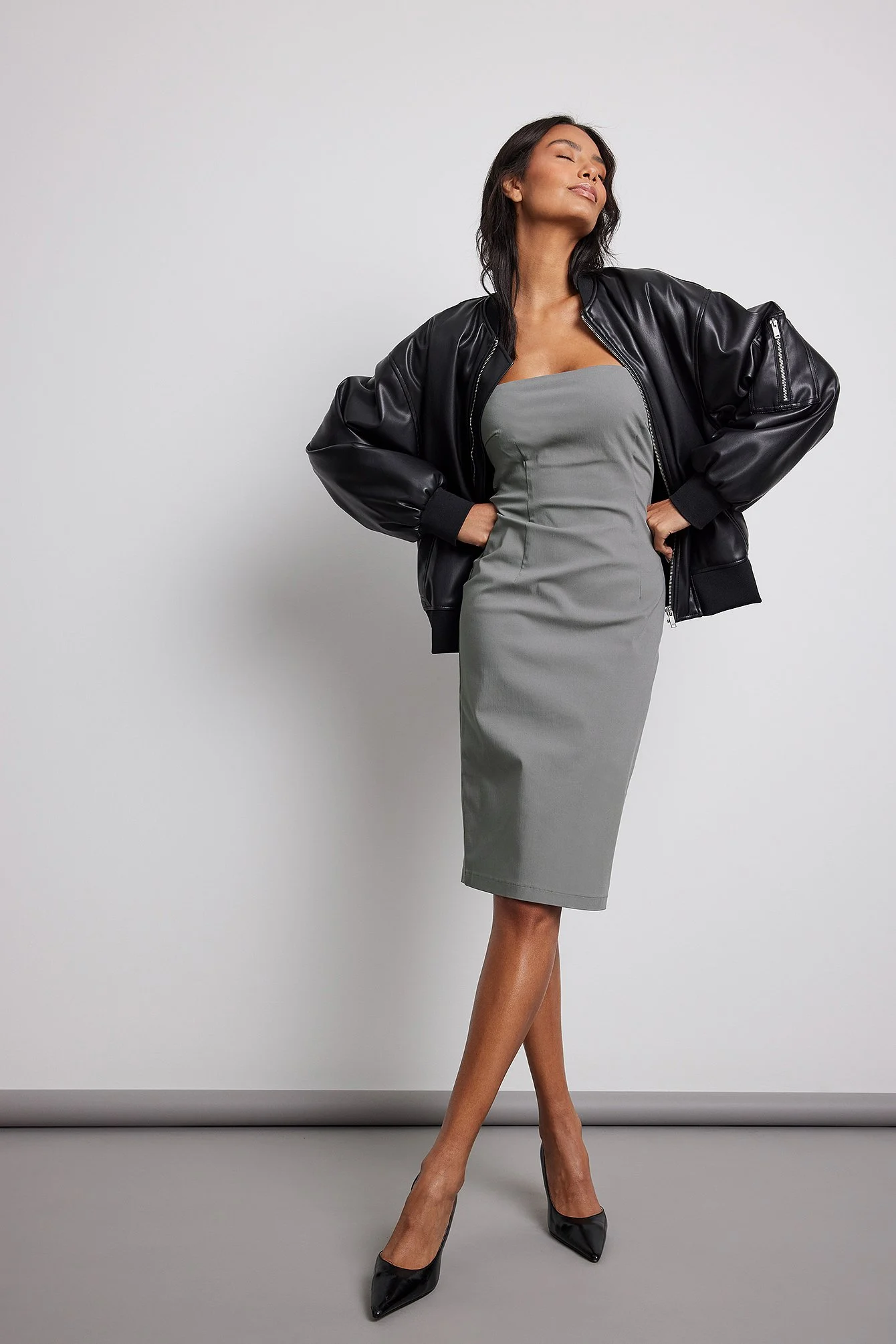Bandeau-Midikleid