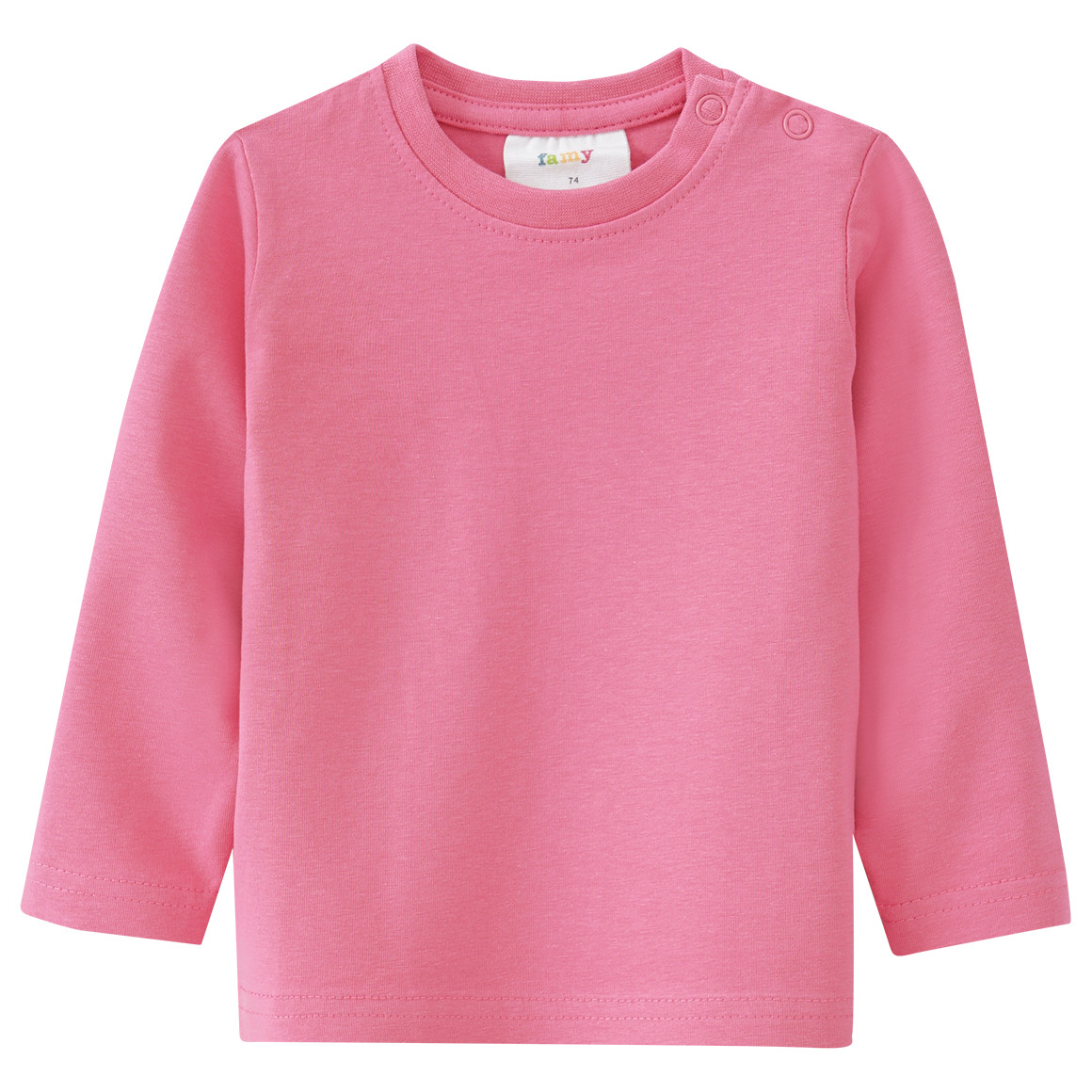 2 Baby Langarmshirts im Basic-Style