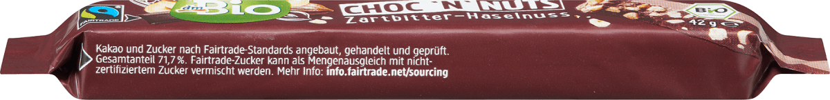 Choc `n`Nuts Zartbitter-Haselnuss, 42 g
