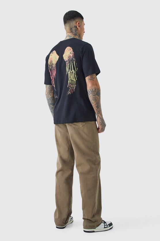 Tall Oversize T-Shirt mit Print