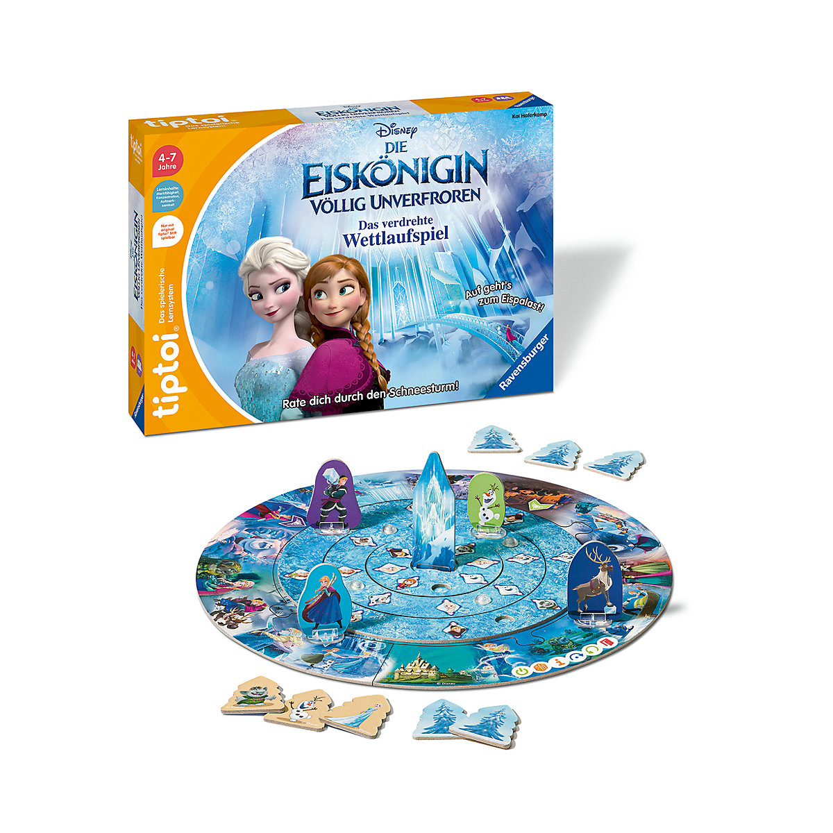 tiptoi®   Die Eiskönigin - Völlig unverfroren: Das verdrehte Wettlaufspiel