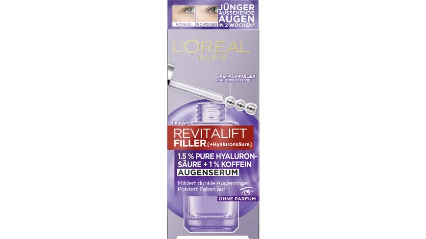 L'Oréal Paris Revitalift Filler Augenserum 20 ml