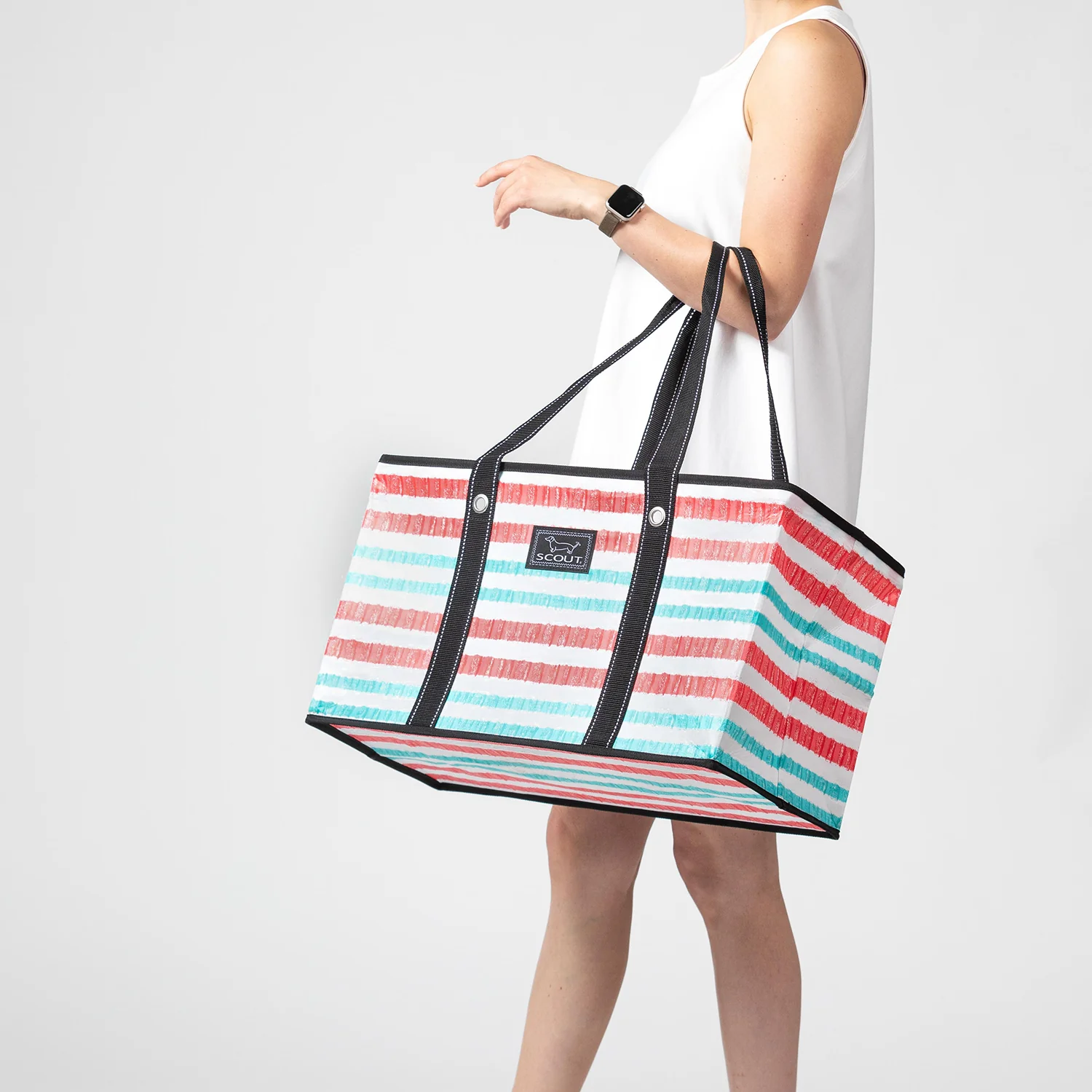 Woven Long Tote Bag X-Large Cabana Boy