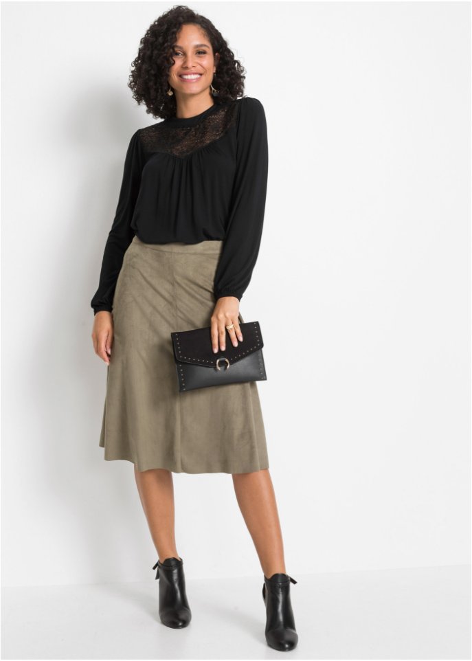 Shirt mit Spitze