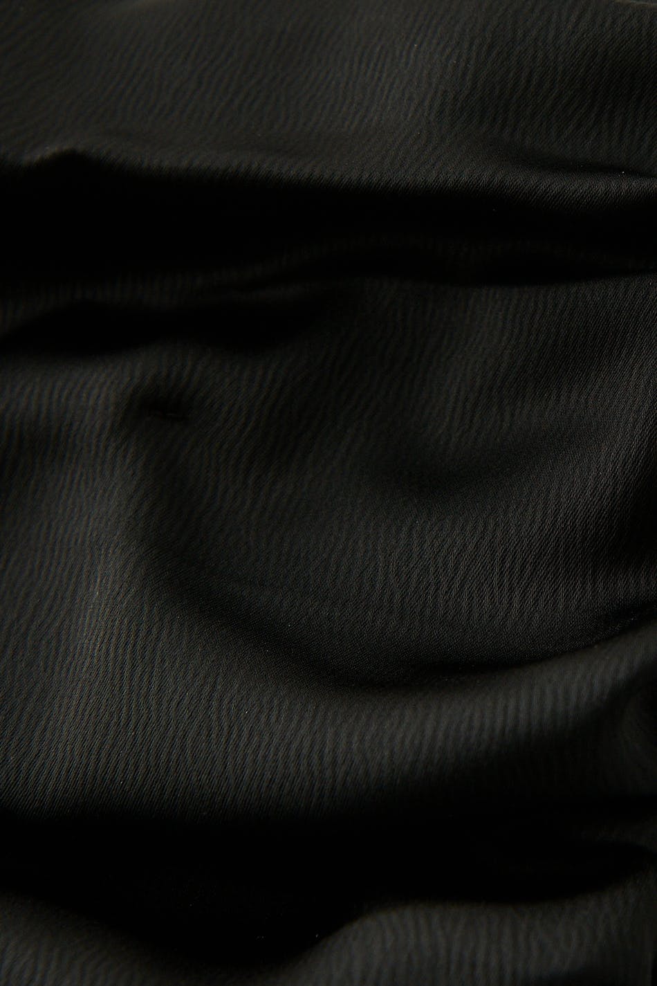 Pleated satin tube top
