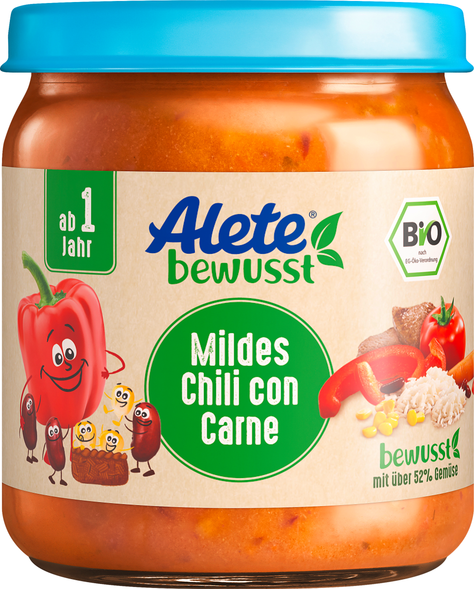 Menü Mildes Chili con Carne ab 1 Jahr, 250 g