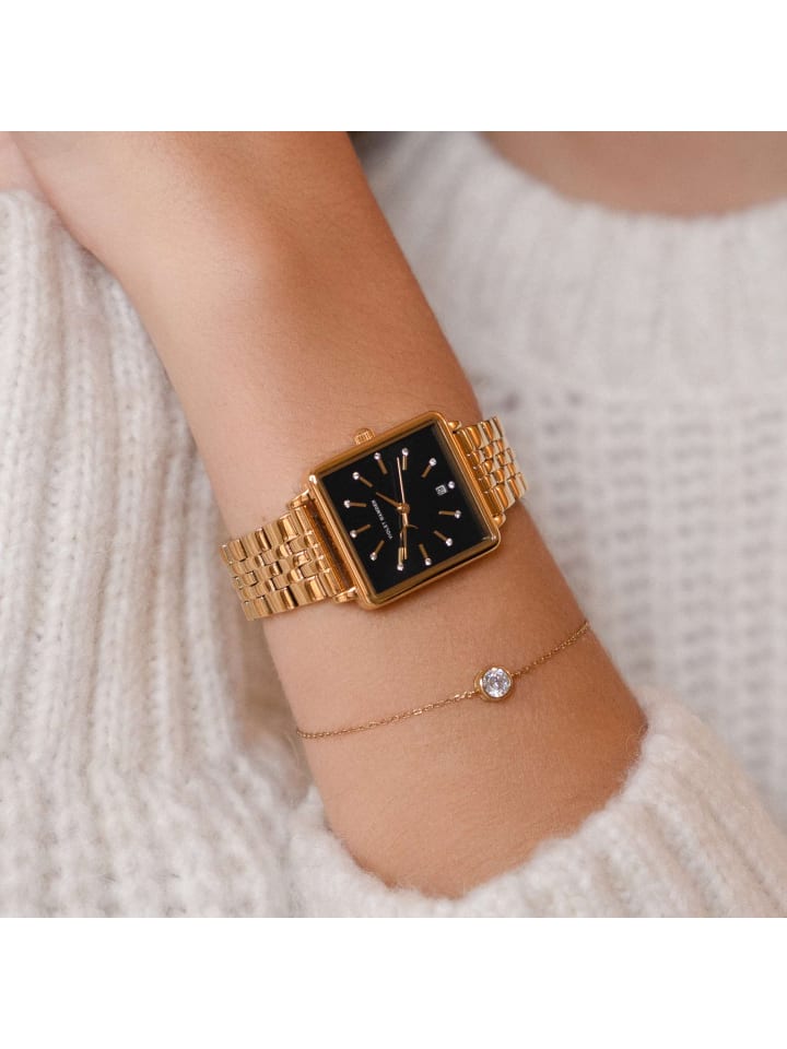 Violet Hamden Quartzuhr Dawn in Gold günstig kaufen M