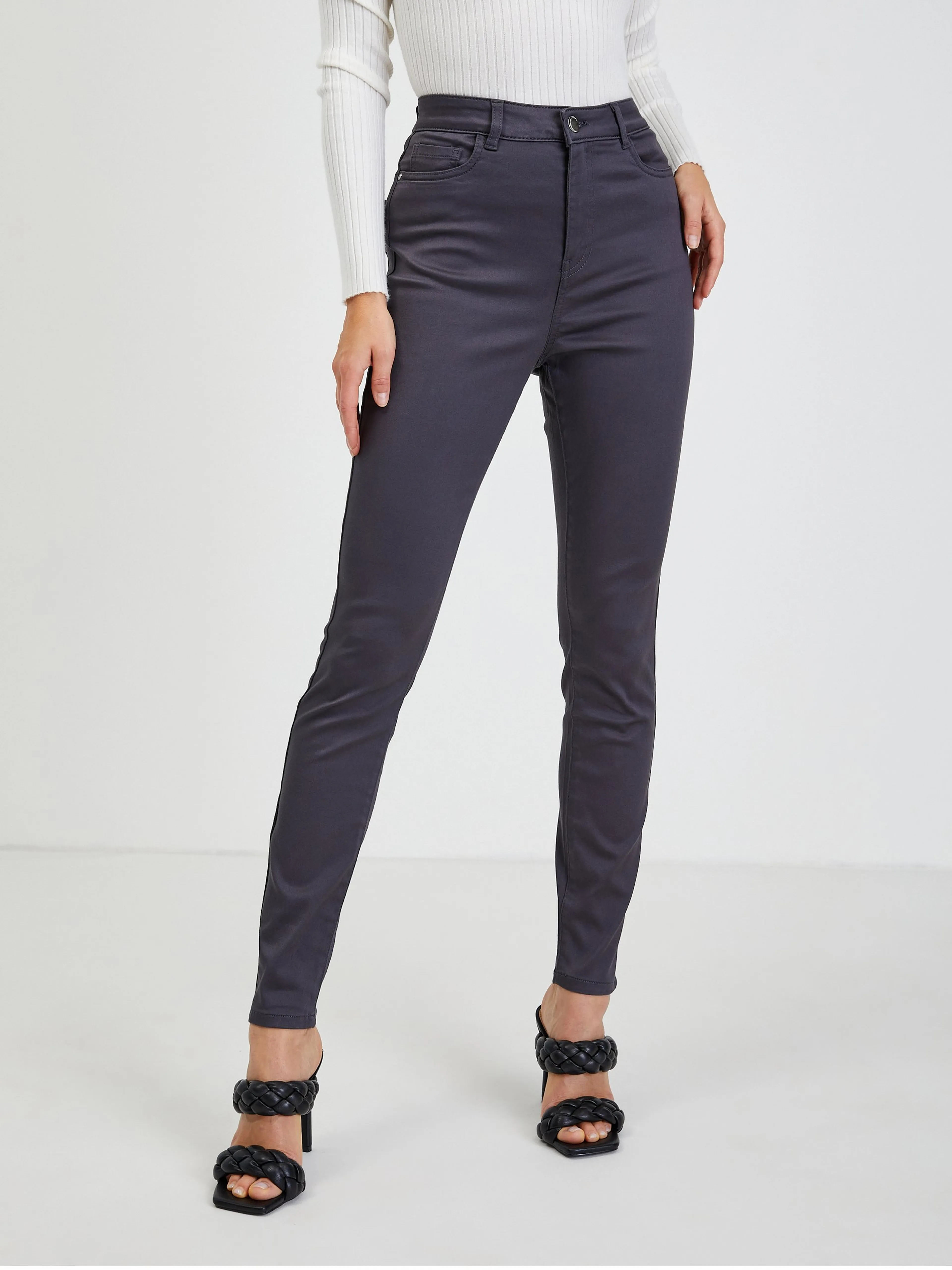 Graue Damenhose ORSAY