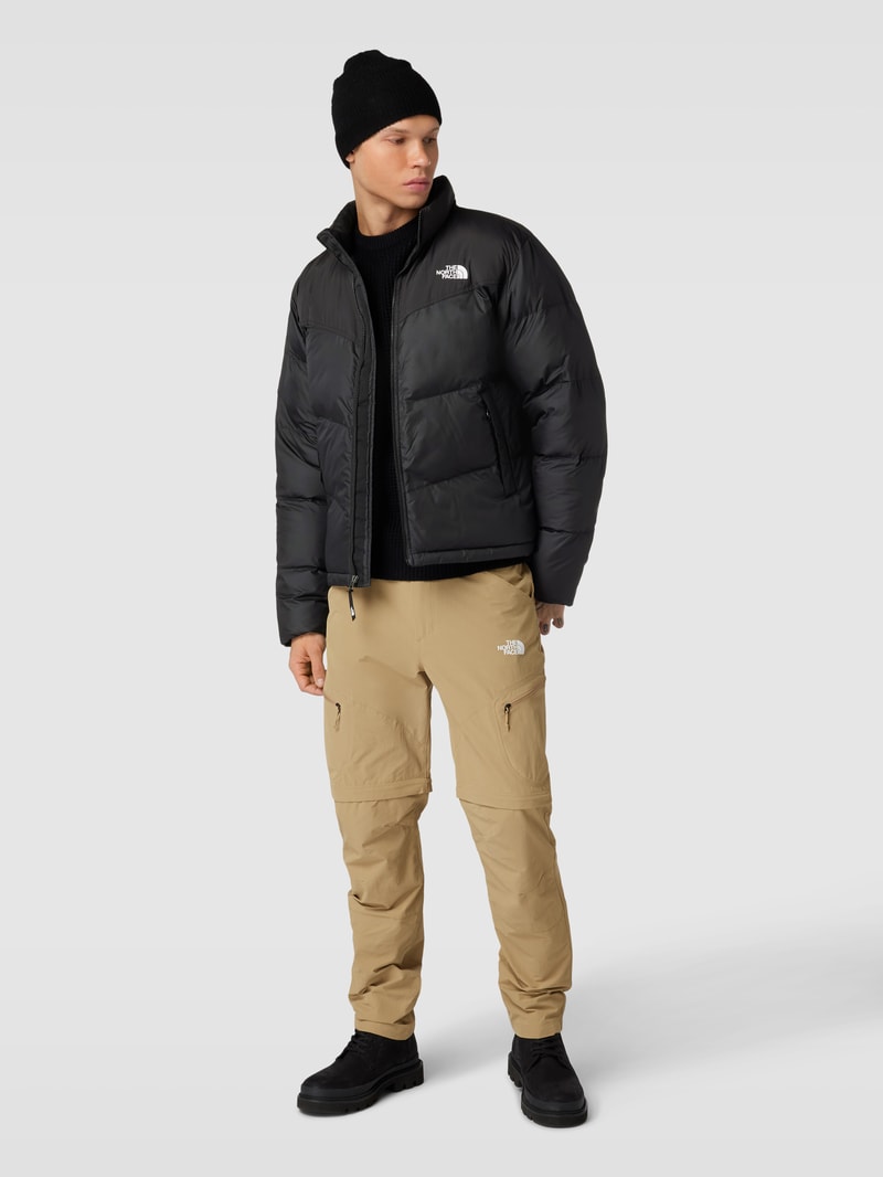 Steppjacke mit Stehkragen Modell 'SAIKURU' in schwarz
