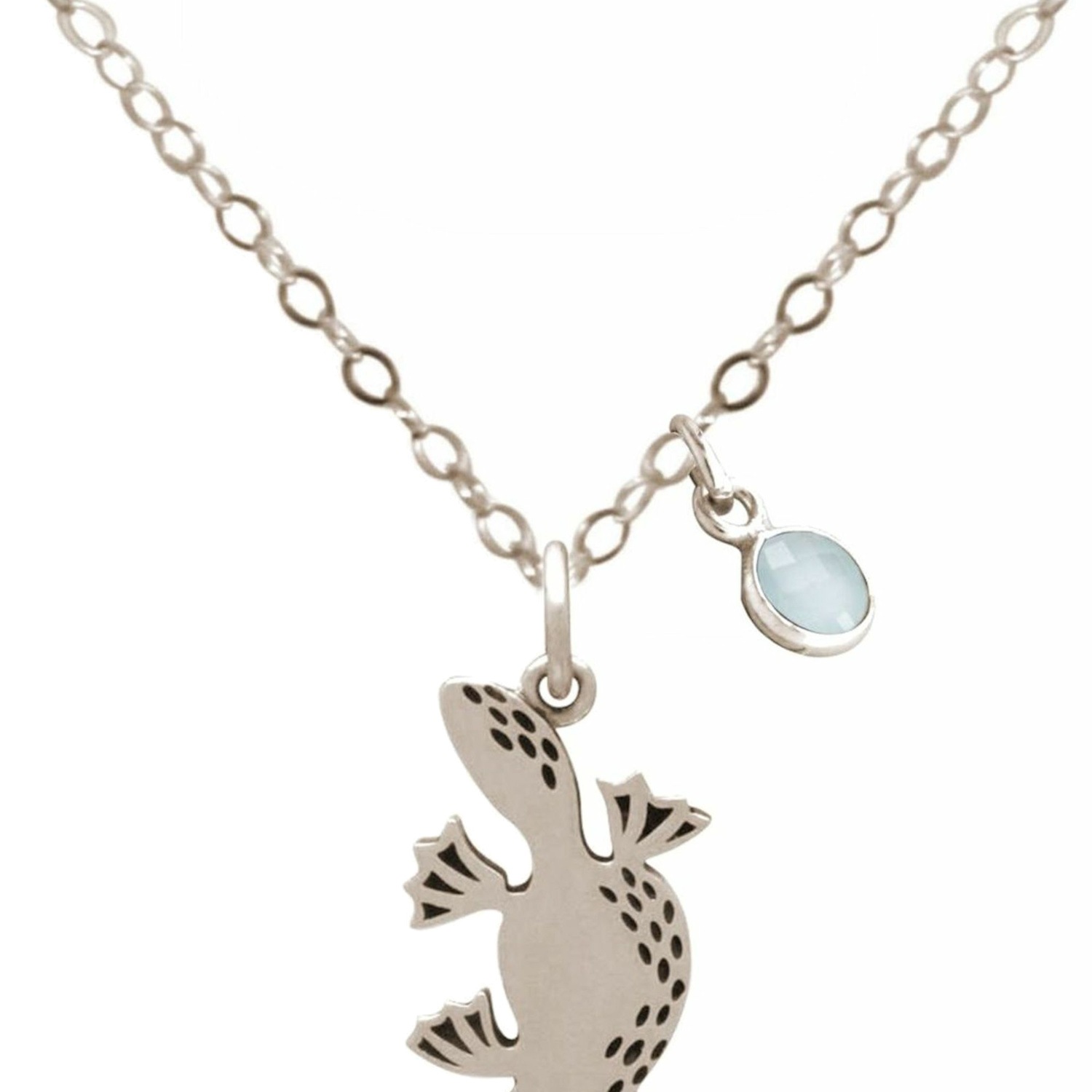 Kette mit Anhänger 'Schnabeltier CHALCEDON'