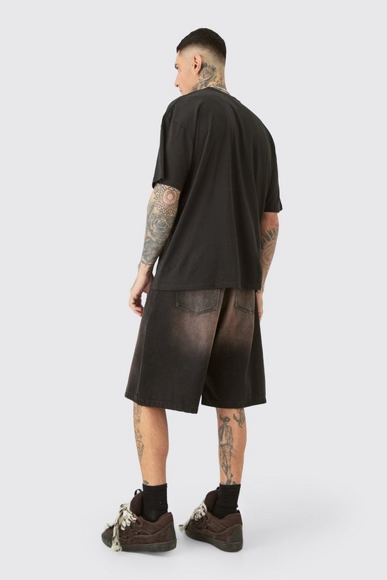 Tall Oversize T-Shirt mit Ghost-Print
