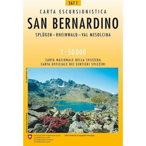 Swisstopo 1 : 50 000 San Bernardino - Wanderkarte