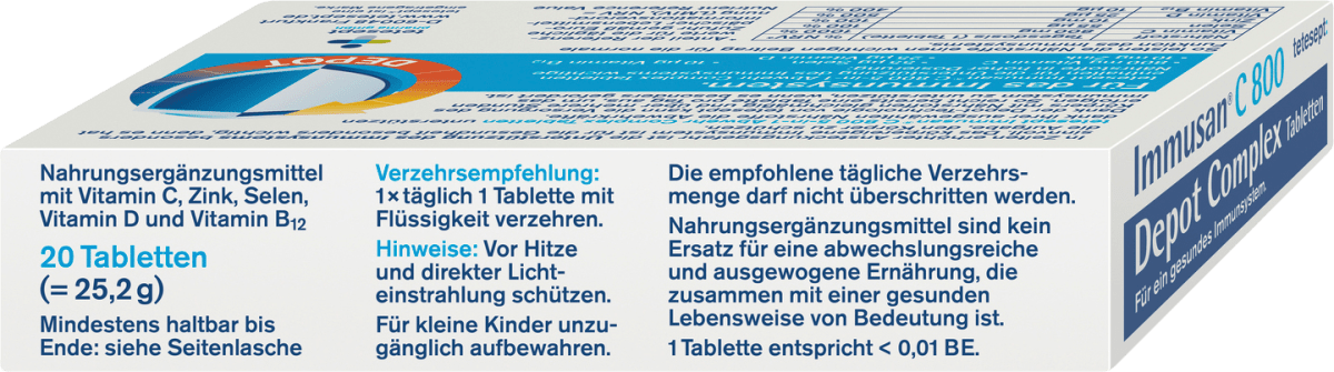 Immusan C Complex Tabletten 20 St., 25,2 g