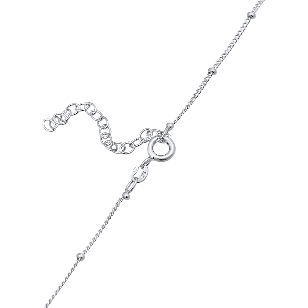 KUZZOI KUZZOI Collier Hommes Design boule de base en argent sterling 925 collier