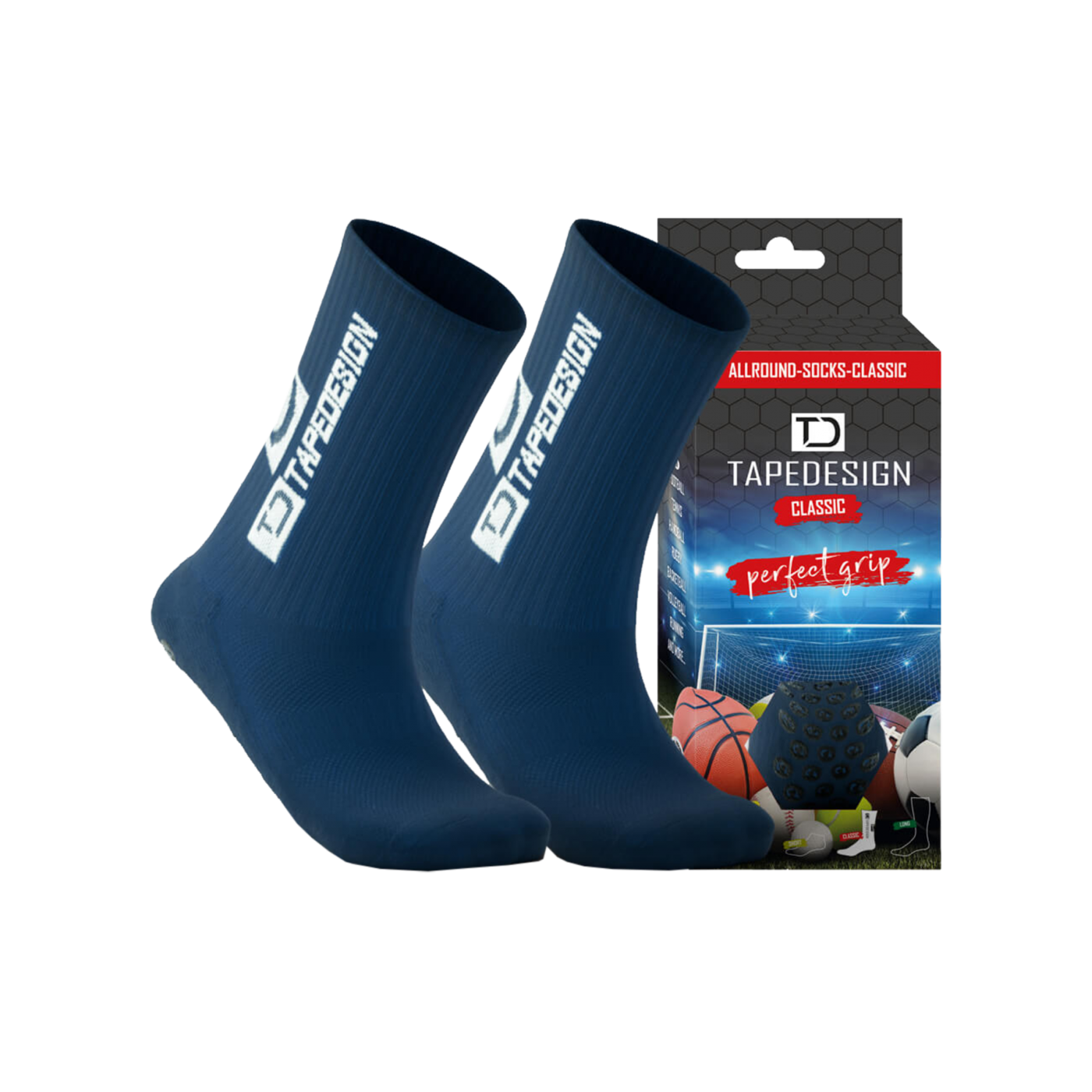 Tapedesign Socks Socken Blau F013
