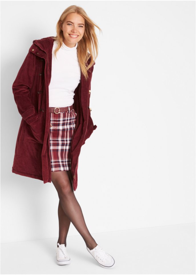 Rollkragen-Stretch-Shirt, Langarm