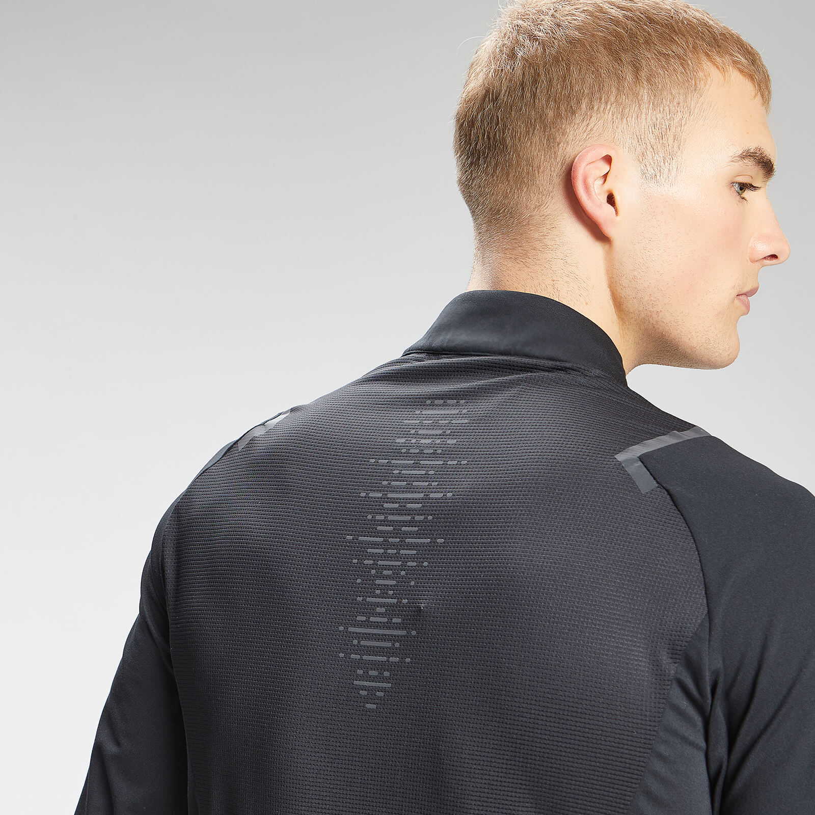 Haut à fermeture éclair ¼ MP Velocity pour hommes – Noir