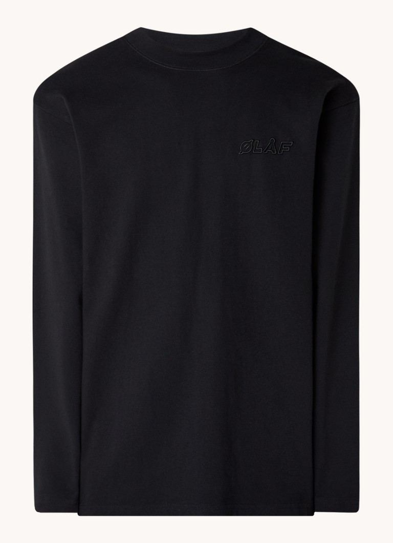 OLAF long-sleeved shirt with logo embroidery