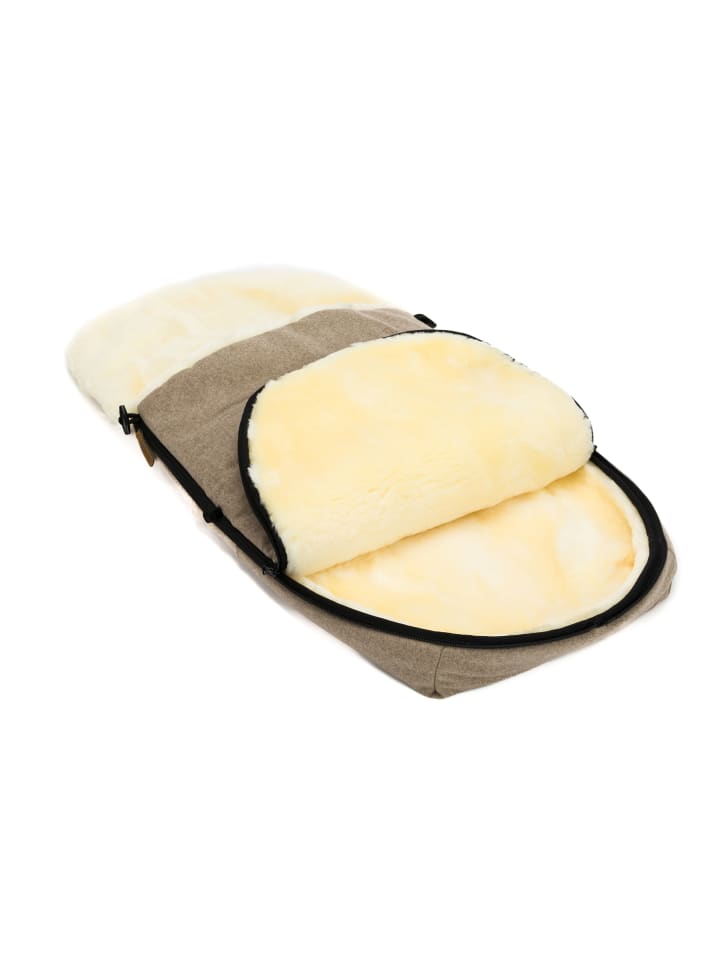 fillikid Echtfell-Winterfußsack Makalu Wool Exklusiv in Braun günstig kaufen onesize