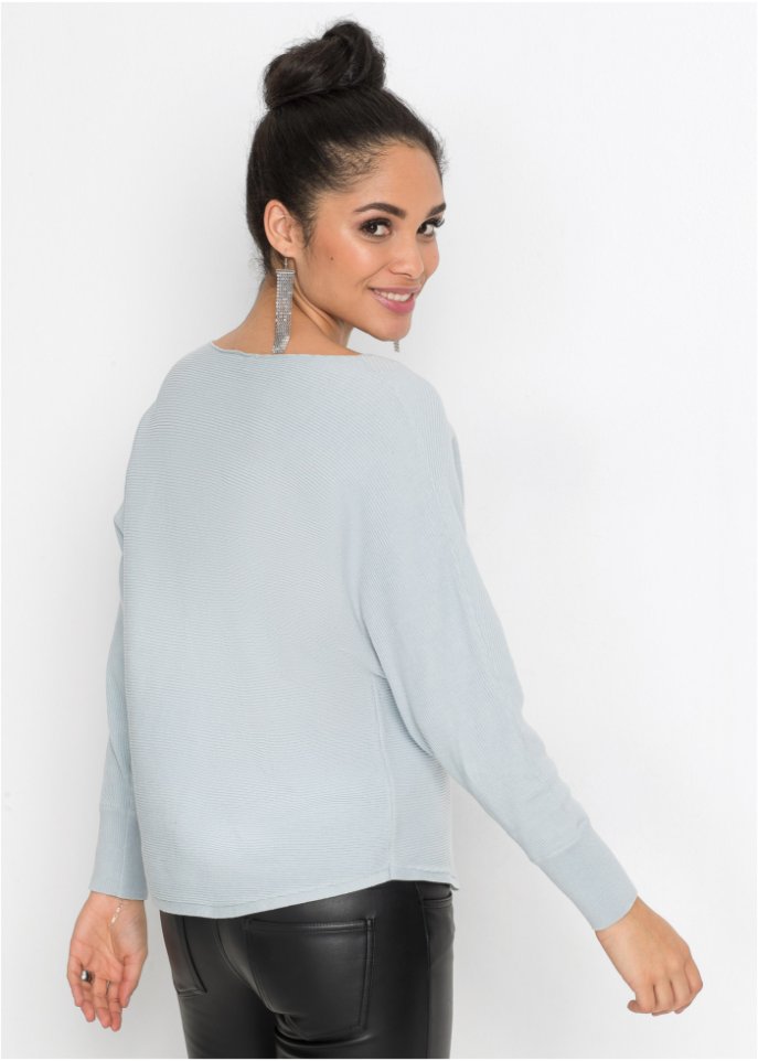 Oversize-Ripp-Pullover