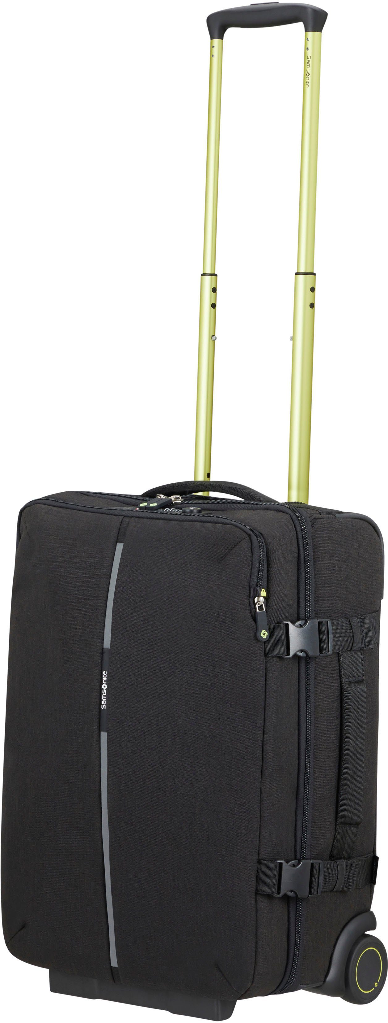 Samsonite Reisetasche Securipak, mit Trolleyfunktion; teilweise aus recyceltem Material