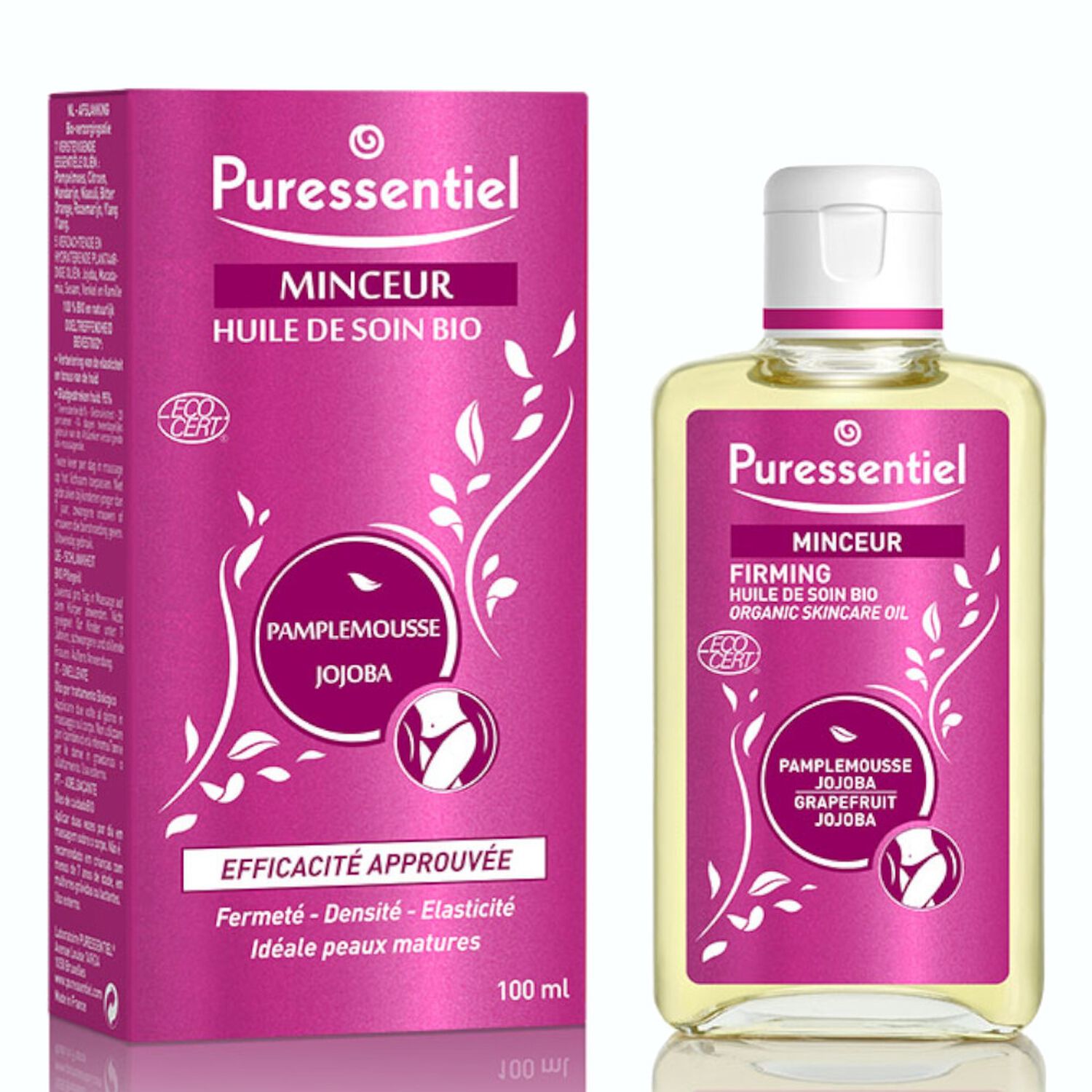 Puressentiel Minceur Huile de Soin Bio Pamplemousse-Jojoba 100 ml