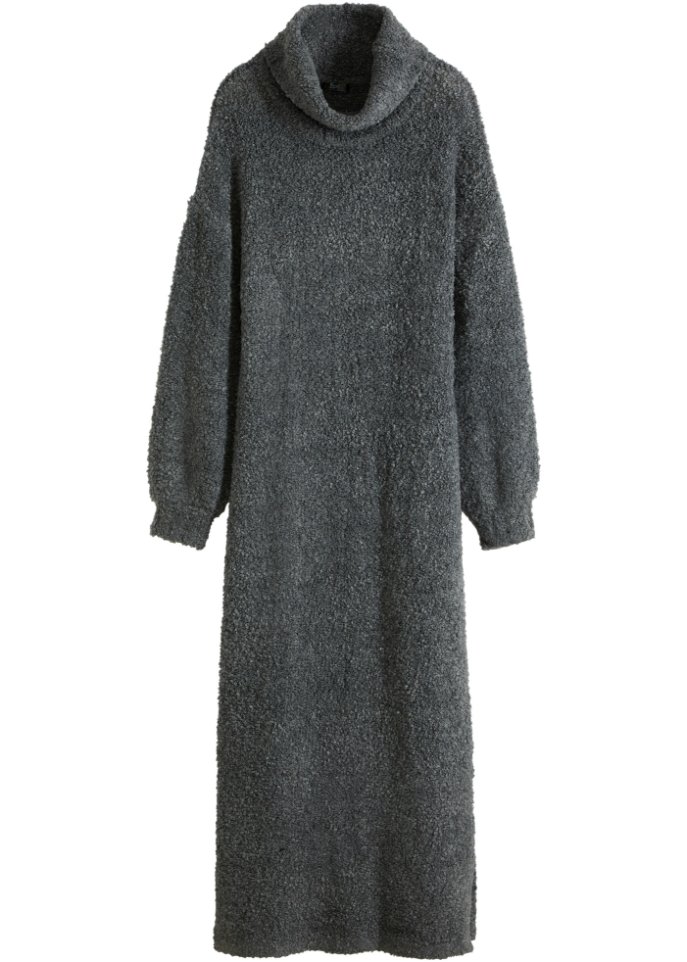 Strickkleid aus Bouclègarn