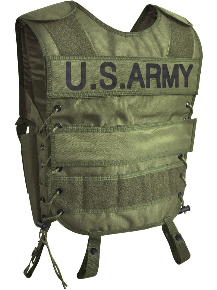 Normani Outdoor Sports Weste mit abnehmbarem Klett-Patch Tac Charge-V in US ARMY günstig kaufen