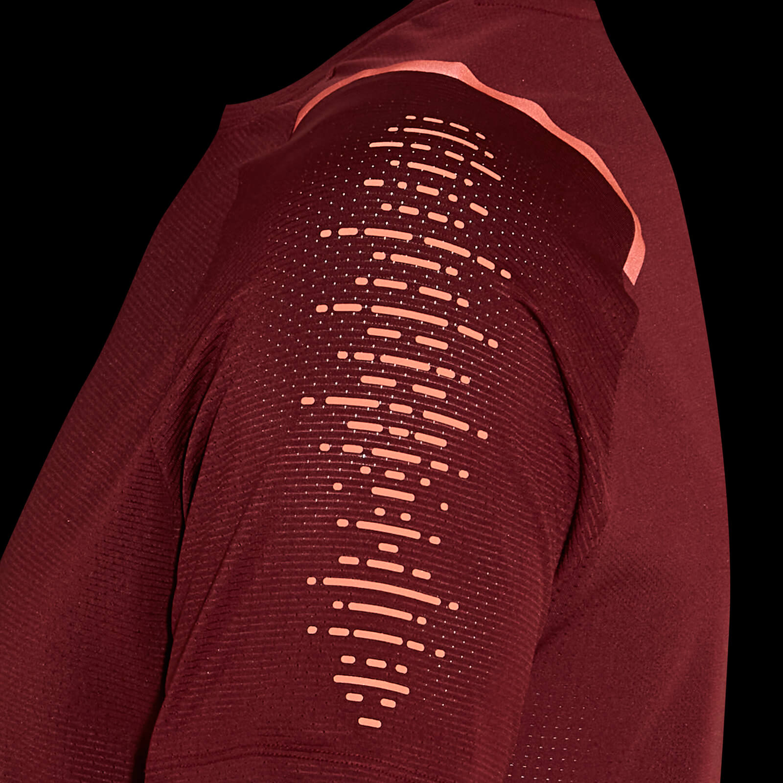 T-shirt à manches courtes MP Velocity pour hommes – Merlot
