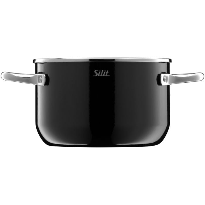 Silit Silargan® Elegance Kochtopf mit Deckel, 16 cm, Black
