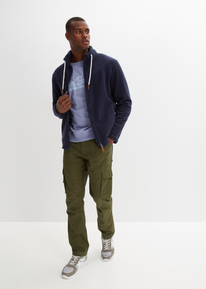 Sweatshirt mit recyceltem Polyester, Loose Fit