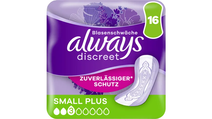 Always Discreet Inkontinenz Small Plus