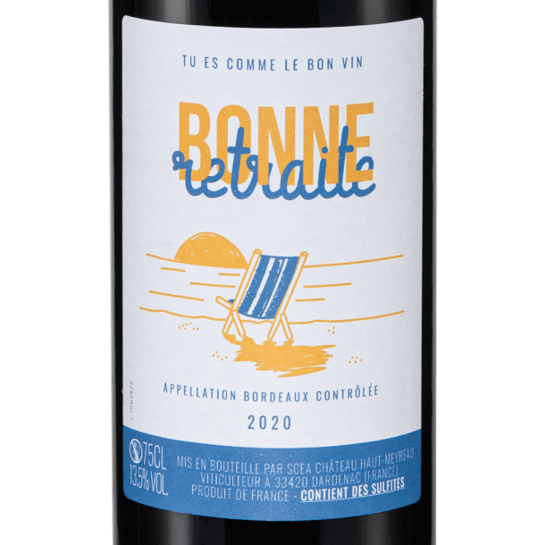 Bonne Retraite - AOP Bordeaux Rouge Cuvée Château Haut Meyreau 2020