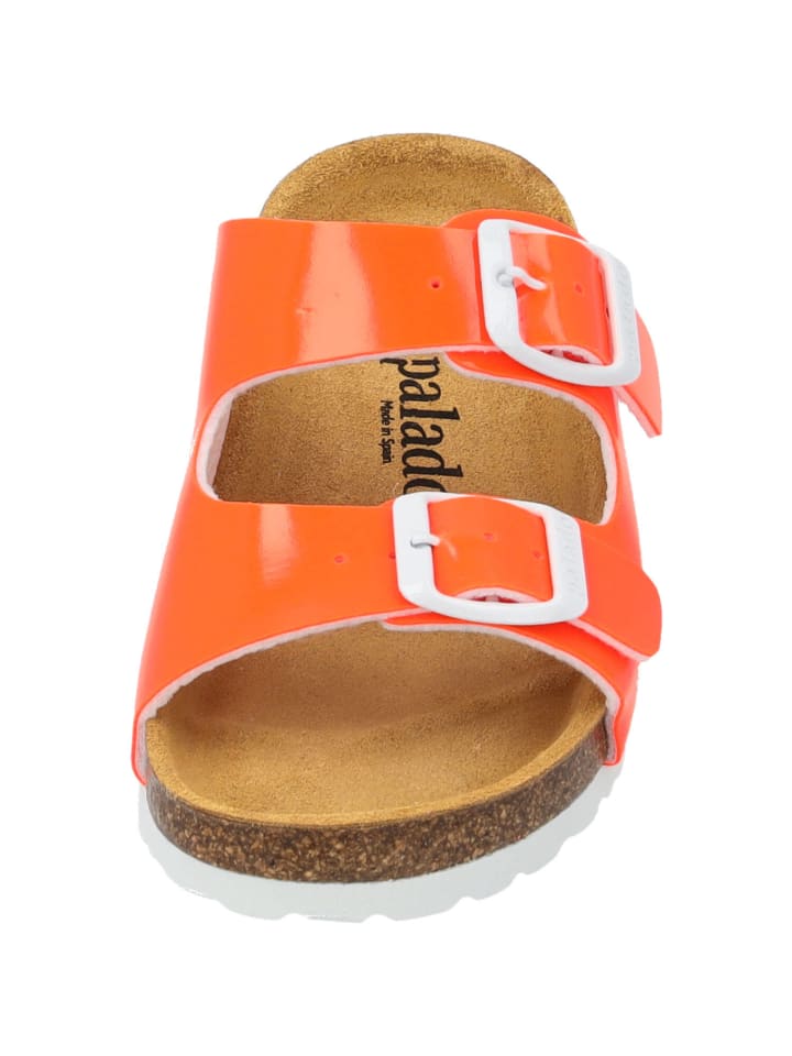 palado Pantoletten in orange neon lack günstig kaufen 32
